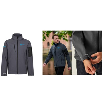 SkyFol szürke softshell kabát, M méret
