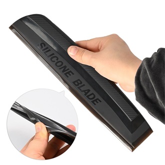 Silicone blade wiper